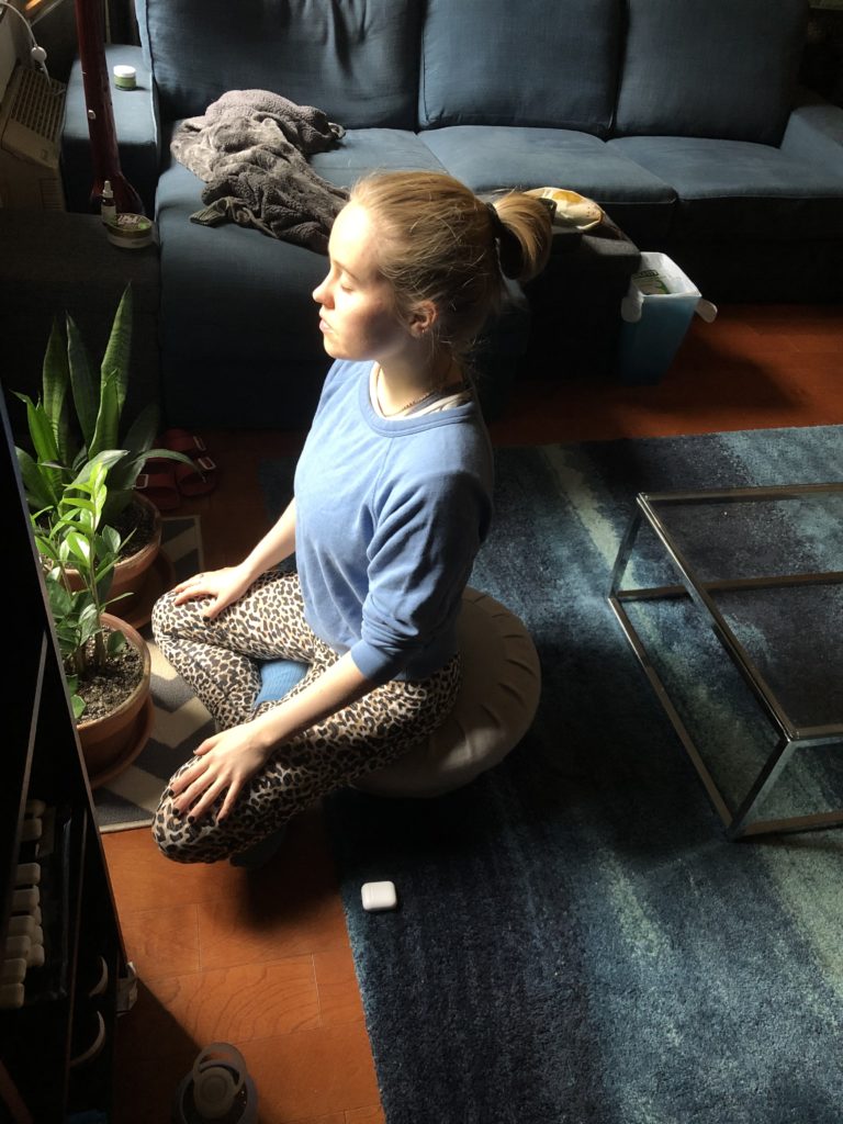 fiona meditating