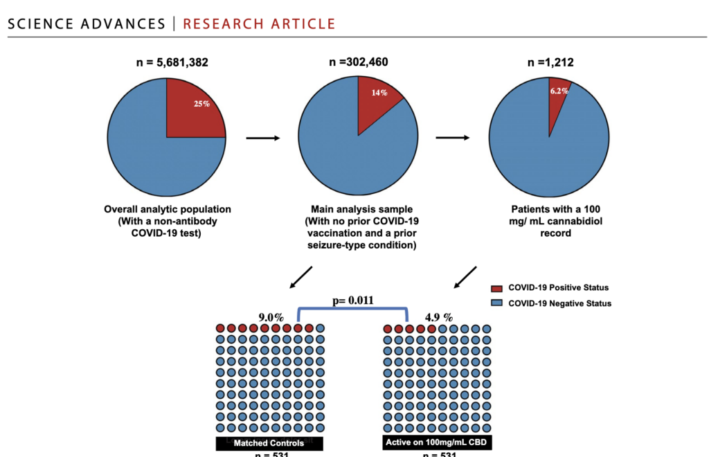 COVID positivity in population taking CBD for epilepsy